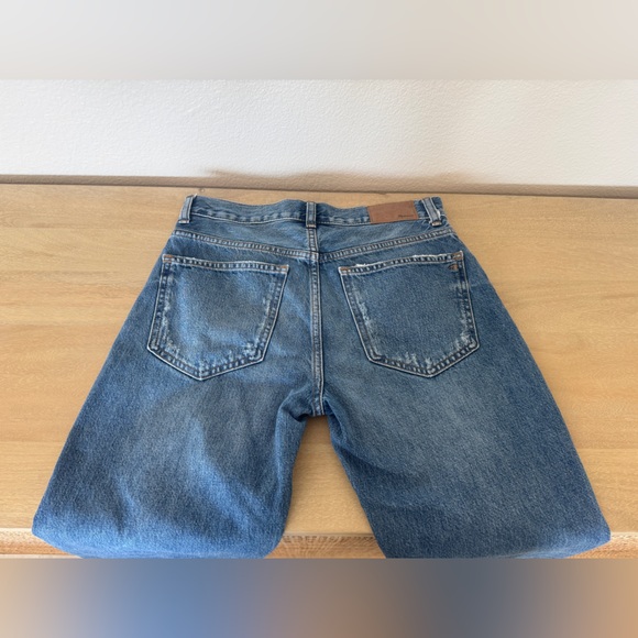 Madewell Women’s The Dean Easy Straight Jean, Monessen Wash, SIZE: 25 - Picture 12 of 16